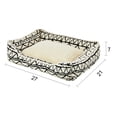 thumbnail image 5 of Vibrant Life Boho Bolster Pet Bed, Black and Cream, 27 in x 21 in, 5 of 6