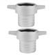 thumbnail image 2 of 2X Accesorios para de Agua Llave de Conexión de Tubería de Aluminio de 2 Pulgadas con Junta de Goma Conector de Bomba Conexión de Tubería, 2 of 4