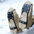 thumbnail image 6 of TPE Adult Shoe Covers with Manganese Steel Crampons for Winter Outdoor Activities like Hiking and Skiing, 6 of 9