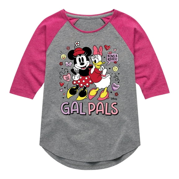 Disney - Gal Pals - Toddler & Youth Girls Raglan Graphic T-Shirt