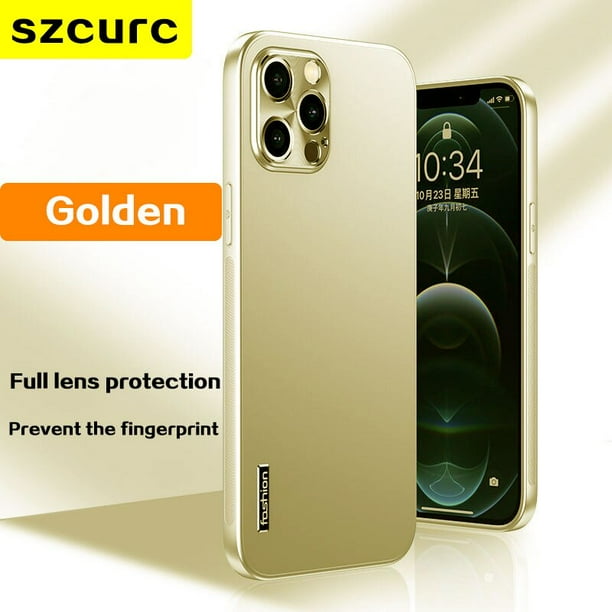 Funda protectora anticaída para iPhone 8, carcasa ultrafina de lujo de alta sensibilidad para iPhone 11, 12, 13 Pro, 7Plus, XR, XS MAXiPhone 11 Pro&CHINA Gao Jinjia LED