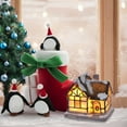 thumbnail image 7 of Christmas Tabletop Decor, LED Lighted Christmas Village Houses Christmas Winter Snow Collectible Buildings Decorative Desktop Decorations Xmas Home Holiday Ornaments, 7 of 7
