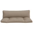 thumbnail image 2 of vidaXL Pallet Cushions 2 pcs Taupe Fabric, 2 of 5