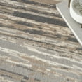 thumbnail image 6 of Nourison Jubilant Striped Grey/Beige 5'3" x 7'3" Area Rug (5x7), 6 of 8