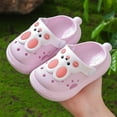 thumbnail image 2 of Toddler Girls Cloud Bow Slides Cute Fashion Shower Slippers Non-Slip Quick Dry Beach Pool Shoes Lightweight Slip-On Indoor Outdoor Summer Sandals Gibobby,8,Purple, 2 of 7