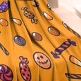 thumbnail image 3 of Halloween Candy Assortment Pattern Blanket,Comfortable Soft Lamb Wool Throw Blanket,All Season,Warm Lightweight Blankets for Sofa Bed Couch Living Room Chair,30"x40", 3 of 4