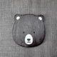 thumbnail image 3 of Posavasos de oso con bonitos dibujos creativos, soporte para taza de té japonés de nogal negro, mesa de comedor, 3 of 3