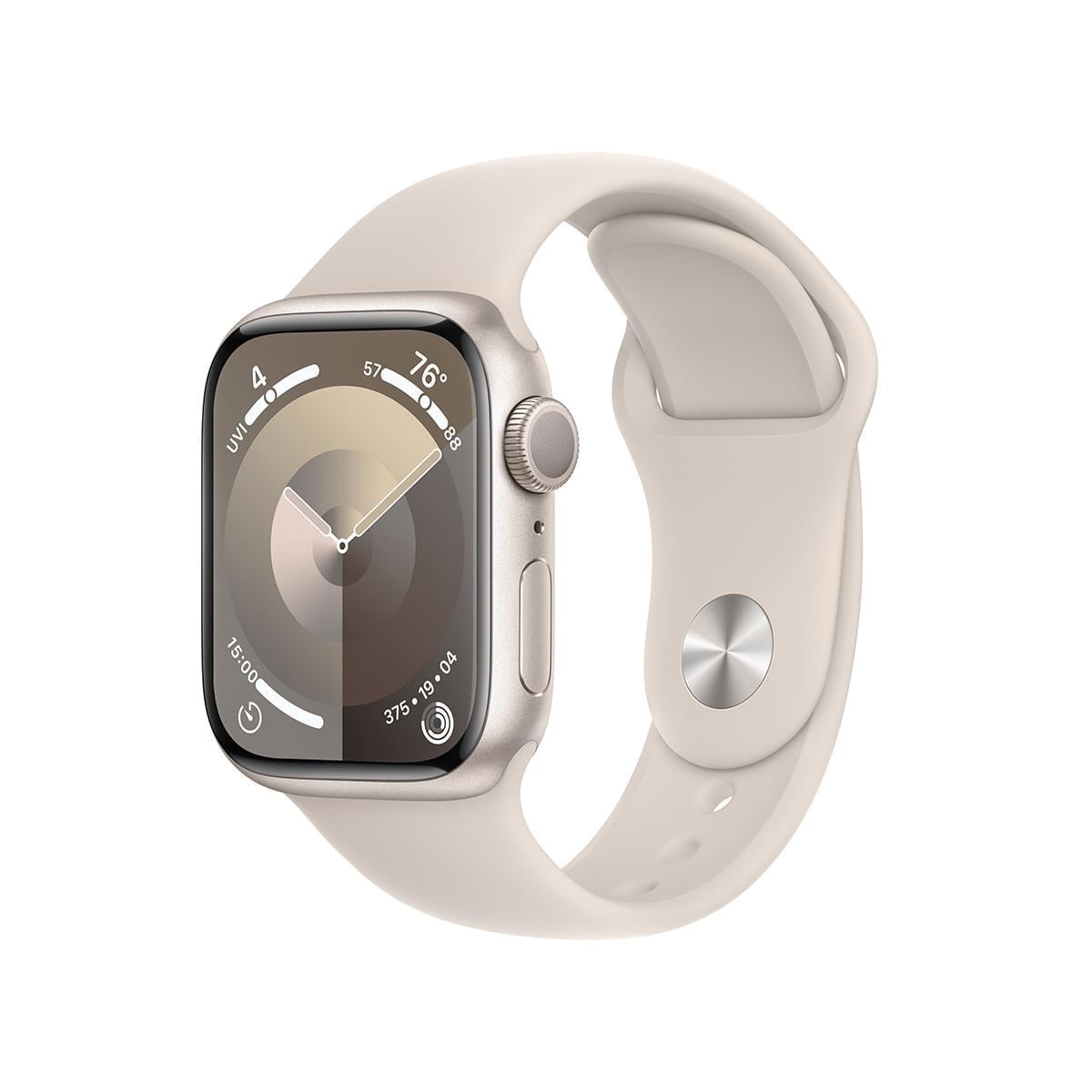 Restored Apple Watch Series 9 Smart Watch Aluminum (GPS Only) Starlight/41mm