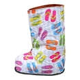 thumbnail image 3 of Esquirla Winter Warm Cast Sock Adjustable Washable Soft Women Men Cast Protector Sock Coloful M, 3 of 8