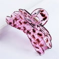 thumbnail image 2 of Fashionable Women Girl Resin Leopard Hair Clip Hair Claw Jaw Clip Accessories(Purple #3), 2 of 2