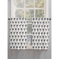 thumbnail image 5 of Palm Tree Bathroom Window Curtain, Farmhouse Summer Botanical Green Tropical Plants Light Filtering Coffee Kitchen Curtains, Bedroom Living Room Curtains 2 Panel 84"x54", 5 of 6