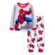 thumbnail image 1 of Conjunto de pijamas de manga larga para niños y niñas, pijamas de manga larga con dibujos de superhéroes, 2-7t, envío gratis, 2024, 1 of 4