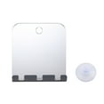 thumbnail image 1 of Fog-Free Shower Mirror - Acrylic, Suction Cup Mount, Anti-Fog - Shaving Mirror for Bathroom with Holder, 1 of 5