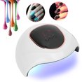thumbnail image 3 of Gel Polish Dryer 72W Nail Art Light - Professional Manicure Tool with Dual Light Source, Portable  Nail Lamp, Intelligent Sensor for Home and Salon Use 15x8.2x18cm, 3 of 8