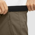 thumbnail image 5 of Vibrex Running Shorts Men, Men Solid Color Casual Button Waist Zipper Pockets Outdoors Shorts Straight Barrel Trekking Shorts Pants, Brown_XL, 5 of 9
