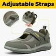 thumbnail image 2 of FitVille Women's Wide Mary Jane Sandals Walking Shoes with Arch Support for Swollen Foot, Size 6 Wide, 2 of 7