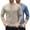 Blue/Khaki, variant on COOFANDY Men's 2 Pack Henley Shirts Long Sleeve Slim Fit Casual T-Shirt Lightweight Button Soild Basic Tees