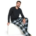 thumbnail image 2 of Ashford & Brooks Men’s Long-Sleeve Top Flannel Pants Pajama Sleepwear Set, 2 of 4