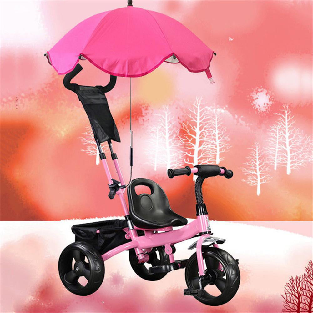 Toddler Baby Sun Umbrella Parasol Buggy Pushchair Pram Stroller Shade Canopy 
