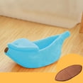 thumbnail image 7 of KMWGRE Banana Shaped Pet Bed Cozy Soft Mat for Indoor Cats and Small Dogs All Season Comfortable Kennel Sky Blue L, 7 of 7
