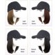 thumbnail image 2 of Gorra de béisbol con pelucas de pelo corto LANNMXG gorra sintética de pelo bob para mujer Summer_b, 2 of 4