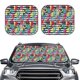 thumbnail image 2 of Fotbe Trendy Colorful Pineapples 1 Juego de 2 Piezas de Parasoles para Parabrisas | Bloqueador Solar para Auto | Accesorios Plegables para Protección Solar Interior-Large, 2 of 6