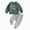 Green, variant on zuwimk Toddler Baby Boy Fall Outfit Print Long Sleeve Sweatshirt and Elastic Pants Set 2Pcs Winter Clothes(12-18 Months,Green)