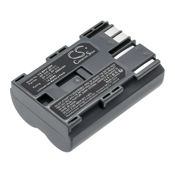 Battery for Canon 40D 50D G1 G2 G3 ZR60 ZR90 BP-508 BP-511 BP-512 BP-514 2000mAh