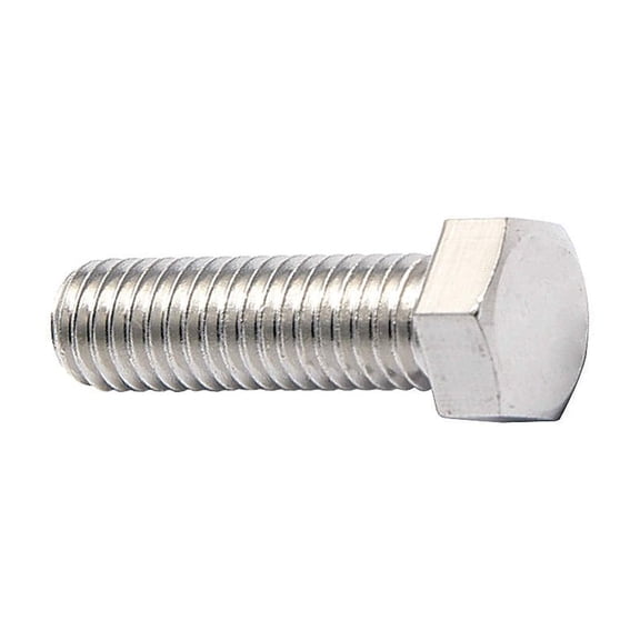 FOREVERBOLT FBMHEXB1217550P10 Hex Head Cap Screw M12-1.75 X 50mm Long, 18-8 Stainless Steel, NL-19 Finish, PK, 10 CA1