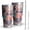 Pioneer Flower Floral-1, variant on 30oz Pioneer Flower Floral Print Pattern Tumbler, Double Wall Vacuum Insulated Cup, BPA-Free Leak Proof Lid & Reusable Straws, Hot 12h, Cold 34h