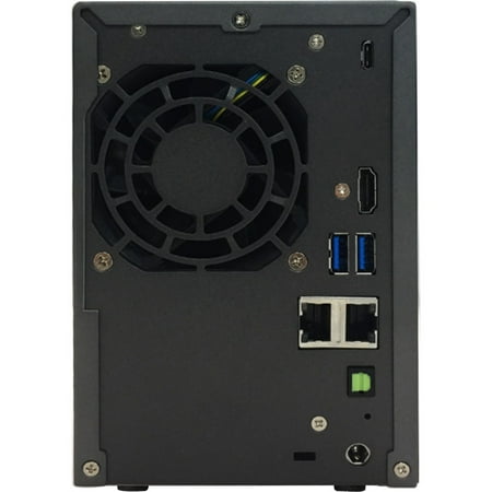 Asustor AS6302T 2 Bay NAS, Intel Celeron Dual-Core 2.0GHz Processor, 2GB DDR3L (Best Cpu For Nas)
