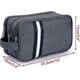 thumbnail image 2 of Travel Toiletry Wash Bag Dry & Wet Separation Gym Shaving Organiser Bag With 3 Compartments (1pc-dark Blue), 2 of 5