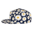 thumbnail image 3 of Balery Baseball Cap Flat Bill Hats for Men Adjustable Size for Running Workouts and Outdoor Activities All Seasons Dad Hat(Daisy Floral ), 3 of 9