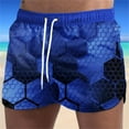 thumbnail image 2 of guisaled Summer Swim Trunks for Men Quick Dry Stretch Board Shorts Drawstring Low Waisted 5 Inch Inseam Swim Shorts Bathing Suits, 2 of 4