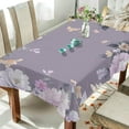 thumbnail image 4 of Coolnut 54"x72" Vibrant Flowers Pattern Tablecloth, Durable Square Table Cloth, Waterproof Stain Proof Camping Tablecloths for Outdoor Picnic Family Dinner Restaurant Decoration, 4 of 7