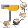 thumbnail image 3 of 8mm Tail Cutter, 8x57mm Bottom Cleaning Planer Bottom Surface Planer Cutter Niuniu, 3 of 4