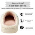 thumbnail image 5 of BERANMEY Cute Smile Face Slippers for Women Perfect Soft Plush Comfy Warm Slip-On Happy Face Slippers fo Women Indoor fluffy Smile House Slippers for Women and Men Non-slip Fuzzy Flat Slides, 5 of 9