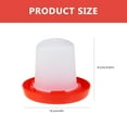 Chick Feeder and Waterer Kit Automatic Chicken Feeder Plastic Poultry