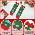 thumbnail image 4 of Christmas Socks for Women Men, Cute Cartoon Pattern Mid Calf Socks for Winter Warmth Holiday Party Gift Exchange(C), 4 of 6
