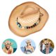 thumbnail image 2 of Sombrero de vaquero de paja, sombrero de vaquera occidental, sombrero de playa para el sol, sombrero tejido de verano para hombres y mujeres, viajes, playa, senderismo y actividades al aire libre, 2 of 7