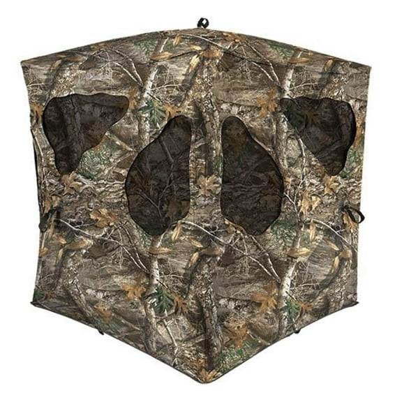 Ameristep/Evolved Ingenuity Ground Blinds|Hunting Ameristep/Evolved Ingenuity Ameristep Silent Brickhouse Blind - Mossy Oak Break-Up Country Buy At Cross Toss Trading
