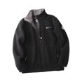 thumbnail image 2 of Chaqueta de invierno para hombre, chaqueta de invierno a prueba de viento, informal, cómoda, abrigo de invierno, abrigo grueso y cálido para correr y Negro XS Yinane Chaqueta de hombre, 2 of 8