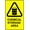 Warning Sign 2, variant on Chicken Crossing Slow Chickens at Play Sign - 8"x12", Coop Warning Metal Decor for Farm, Backyard, Rural Roads, Poultry Enthusiast Spaces