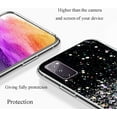 thumbnail image 4 of Compatible with Samsung Galaxy S20 FE Case Clear Glitter Silicone, Phone Case for Samsung S20 FE 5g Case Glitter Sparkle Pink Shockproof Thin Cover (Black), 4 of 14