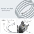 thumbnail image 3 of USB C  Cable, Braided Nylon USB Type C Cable 480Mbps High Speed  for Laptops, 3 of 8
