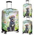 thumbnail image 2 of Cane Corso Hello Spring Time Flower Floral Nature Travel Luggage Cover Italian Mastiff Dog Lover Gifts Idea Suitcase Dust Protective Decor - 02031, 2 of 5
