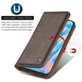 thumbnail image 4 of GSA Gentleman Leather Wallet Case For iPhone 13 Pro Max (6.7") -Brown, 4 of 8