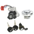 thumbnail image 4 of Waltyotur Ignition Switch Fuel Cap Seat Lock Keys For 99-16 Yamaha V-STAR 650 1100, 4 of 9