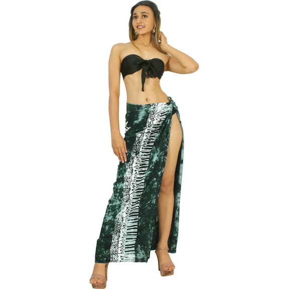 HAPPY BAY Women's Beachwear Summer Bikini Wraps Beach Wrap Swimwear Coverups Sarong Swim Cover up Skirt Bathing suit Swimsuit Pareo for Women One Size Sun, Black