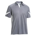 thumbnail image 6 of Expert Brand Men's DriMax™ Athletic Golf Dry Fit Polo, Steel, Large, 6 of 7